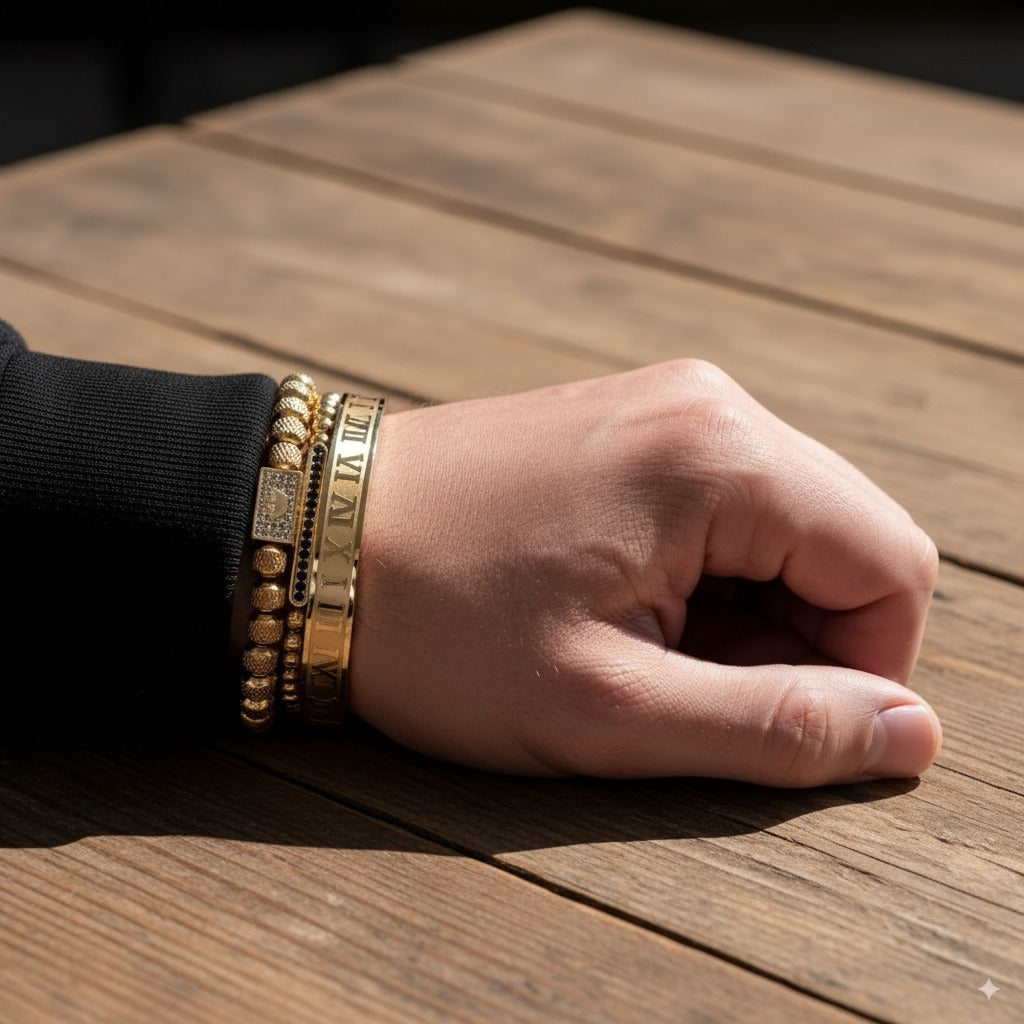 Pulseira Banha a Ouro 18K Zarvik