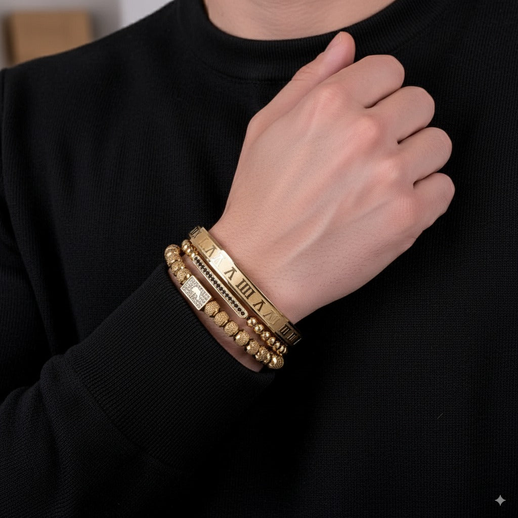 Pulseira Banha a Ouro 18K Zarvik