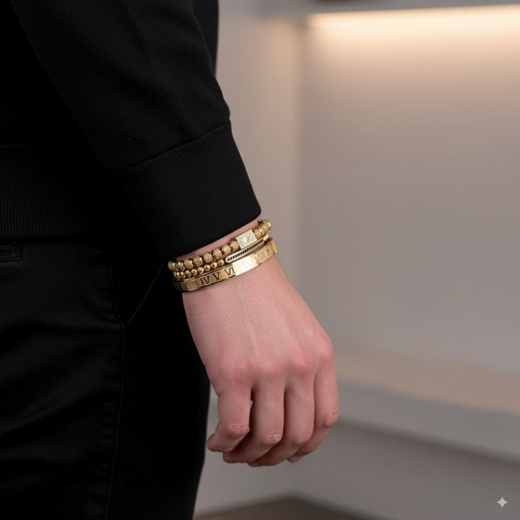 Pulseira Banha a Ouro 18K Zarvik