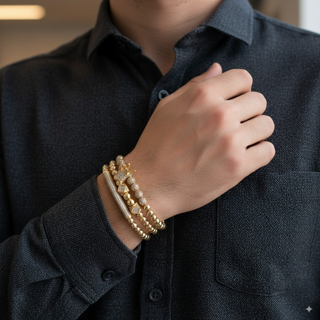 Pulseira Banhada a Ouro 18K Kaeron