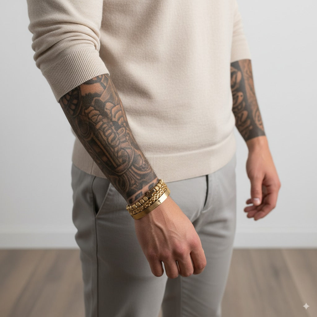 Pulseira Banhada a Ouro 18K Tharok